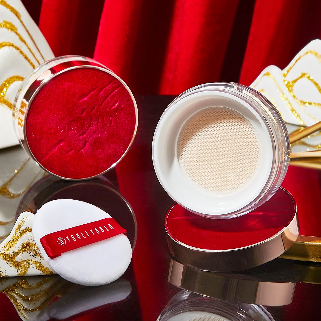Soft Mist Silky Waterproof Oil Control Long-lasting Natural Concealer Powder Genuine Makeup Setting Powder Honey Powder Air