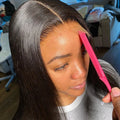 30 Inch Natural Color Lace Front Braided WIgs for Black Women HD Glueless 4x4 Closure Wig Cheveux Humain Human Hair Wigs
