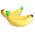 Super Soft Pet Dog Bed Warm Sofa Playing House Comfortable Cat Bed for Pets Indoor Sleeping Pet Banana Shape Sofa Bed for Dog
