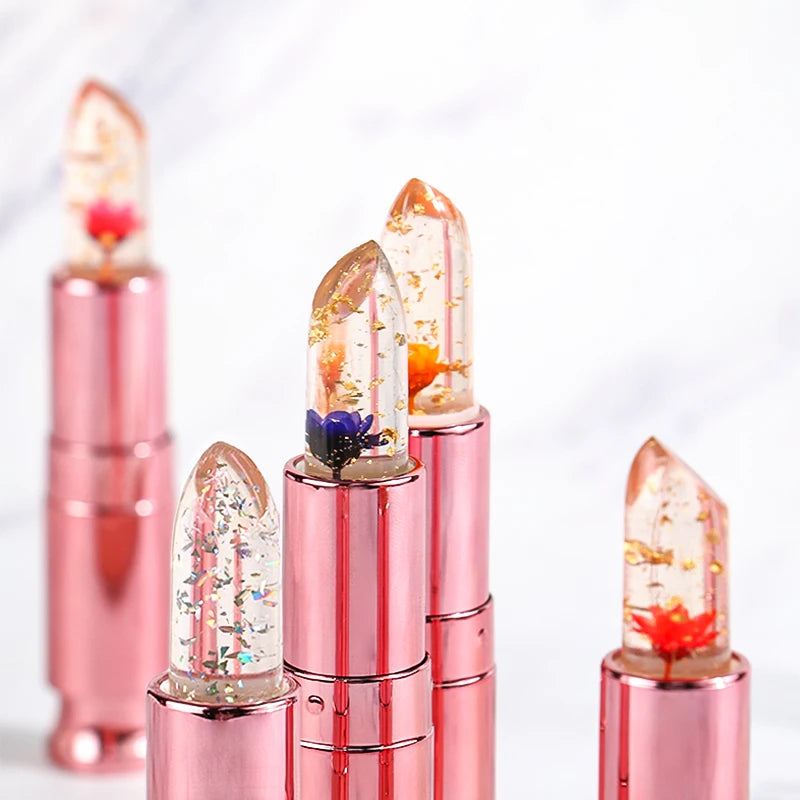 Hot Sale Flower Lipstick Waterproof Vegan Cute Lipstick With Logo Custom Women Beauty Cosmetics Makeup