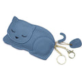 Leather Cute Coin Purse 2025 Cat Coin Bag Mini Girls Coin Purse Key Chain Women Change Purse with Zipper