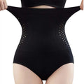 Flarixa Women's High Waist Body Shaper Underwear Breathable Hollow Belly Tummy Control Brief Shapewear Waist Cinchers
