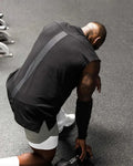 Wholesale Bodybuilding Muscle Workout Fitness Gym Shirts Athletic Stringer Solid Racerback Gym Wear Tank Top Men