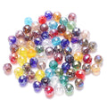 6 8 10 12mm Crystal Round Beads for DIY Making Faceted Earth Round Glass Beads for Bracelet Handmade Charms for Jewelry Making