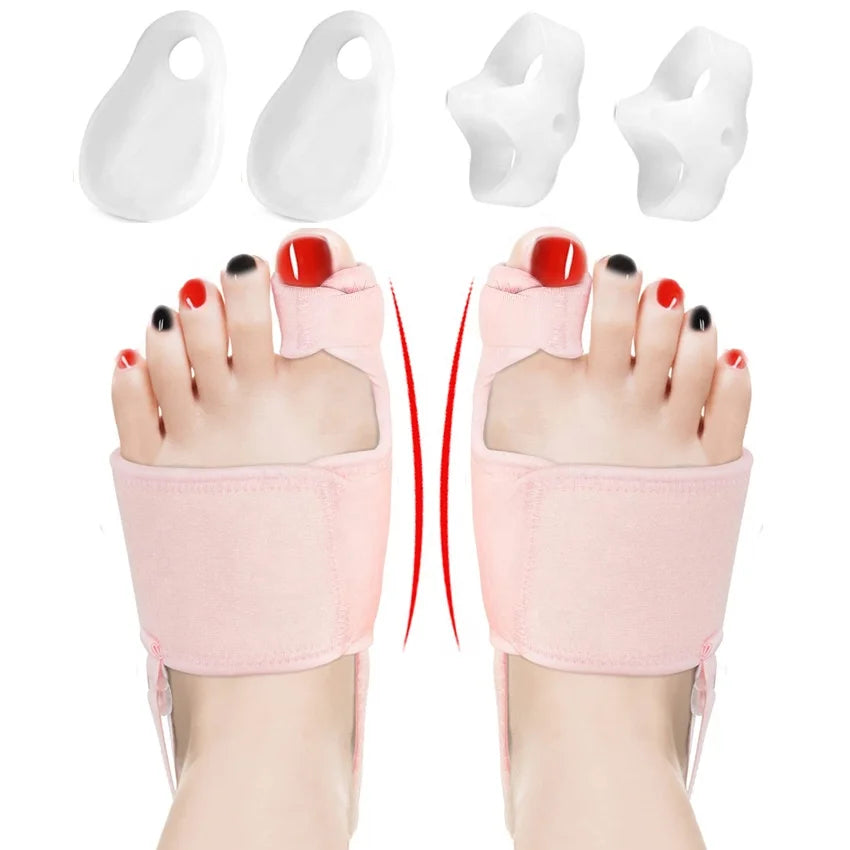 Bunion Corrector Big Toe Separator for Bunion Relief Toe Spacers Straightening Orthopedic Bunion Splint for Hallux Valgus Kit