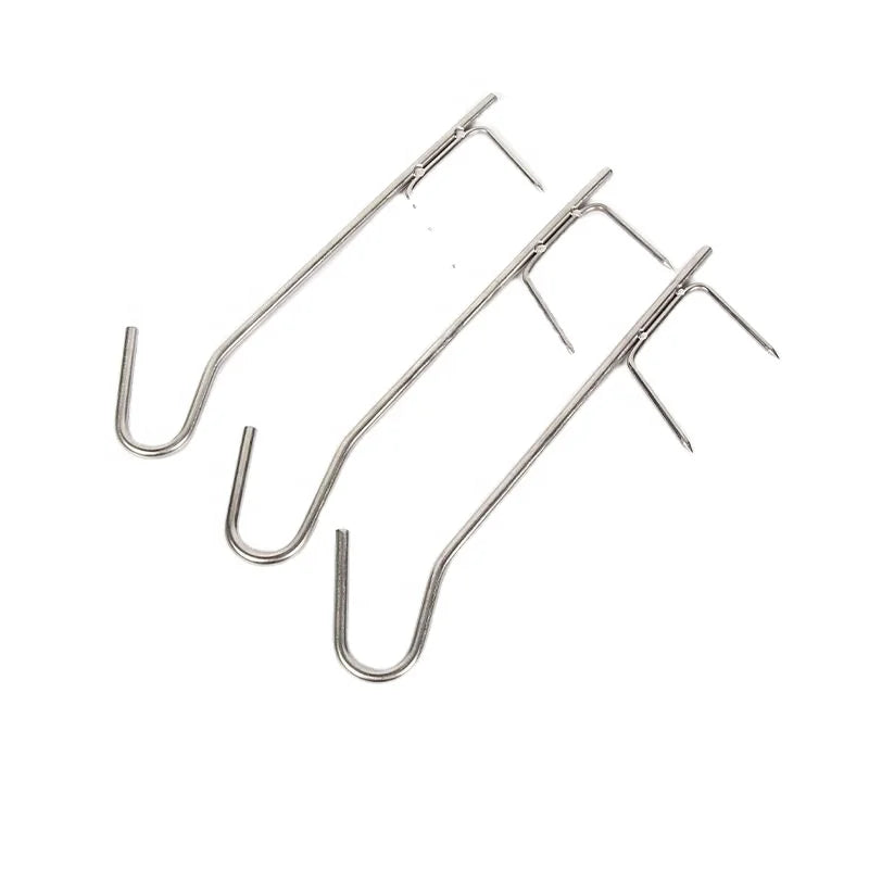 1 Stainless Steel Smoked Fish Hooks for Cold Storage and Meat Hanging Hooks for Smoking Chicken Duck and Fish