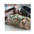 Limitation of the Trunk Retro Rustic Indoor Tabletop Fleshy Ceramic Flower Pots & Planters