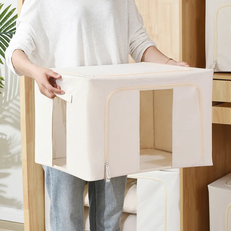 Foldable PP Non Woven Collapsible Underwear Basket Cube for Sweater Cloth Handbag Storage Box Closet Clothes Organizer