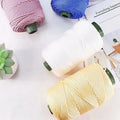 Ice Polypropylene Thread DIY Hook Wrapped Summer Hat Braided Cord