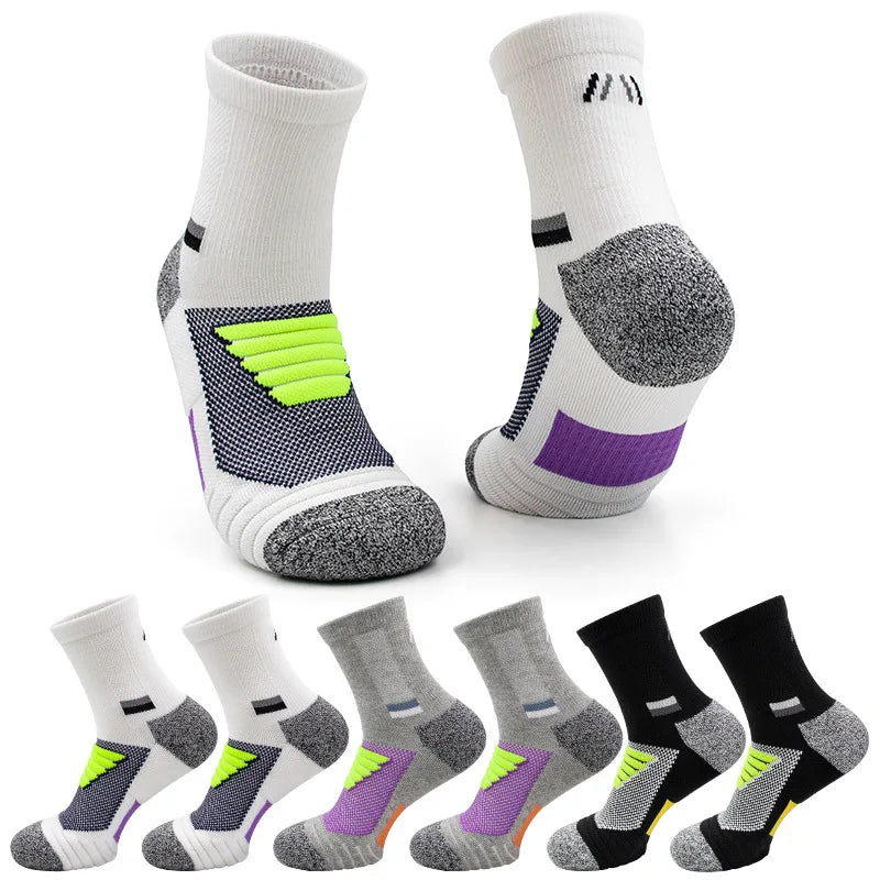 New Arrival Professional Thick Terry Gym Sports Socks Padded Breathable Basketball Socks Athletes Men