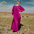 Zaynab Kaftan Abaya Islamic Clothing Moroccan Sudanese Chiffon Kaftan Dubai Muslim Women Abaya
