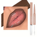 2 in 1 Dou Lipliner and Lip Gloss Matte to High Shine Moisturizing Plumping Lip Makeup Lip Liner