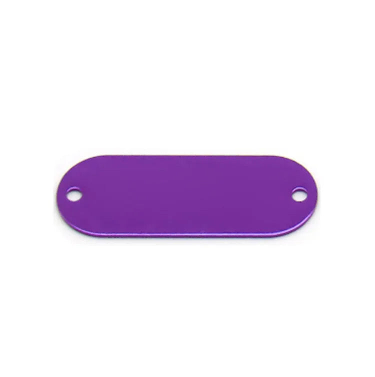 Personalized Double Hole Dog ID Tags Pet Accessories Aluminum Pet Pendant Blank Pet Tag