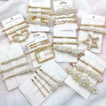 Fashion Hair Accessories Girls Jewelry Simulated Pearl Barrettes Star Heart Geometric Women Hair Clip Bridal Pearl Hair Pins