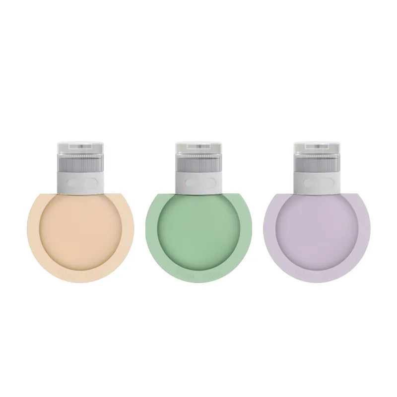 Amigo CXTSB6 Eco-Friendly 3oz Silicone+PP Travel Bottles Leak-Proof Squeezable Refillable Set Portable Shampoo