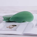 Huiying Gua Sha Scraping Massage Face Green Aventurine Guasha Board Scraper Tool for Women Beauty MegaBDM