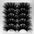 Mink Eyelashes Eyelash Real 3D Free Sample Lashes 25MM Fur Hand Made 3D Multi Layered Custom Size Accepted Natural Long OEM /ODM