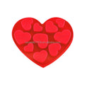 VaryWell Baking Freezing Safe Heart Candy Gummy Molds 2026 Valentine's Day Chocolate Red Heart Ice Cube Tray
