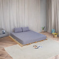 ESD EARTHING Conductive Fitted Sheet Grounding for Bed in Grey/White Color