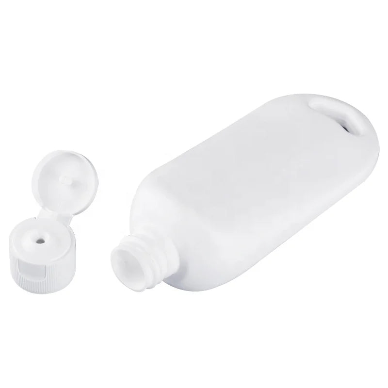 Customizable 80ml Portable Plastic Skincare Bottle with Crown Cap Seal for Outdoor Use & Sunscreen Lotion