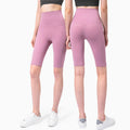 YIYI Fitness Sports Wear Summer Gym Yoga Short Leggings Quick Dry Gym Yoga Short Leggings Women High Waist Cycling Biker Shorts