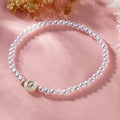 Go2boho Bohemian Handmade Beaded Bracelets 26 Letter Custom Imitation Pearl Stretch Chain Women Fashion Jewelry Summer Trendy