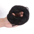 ML Wholesale Longfor Human Hair Wigs for Women Single Weft Remy Virgin Invisible Tape Straight Chignon & Messy Bun Hairpieces