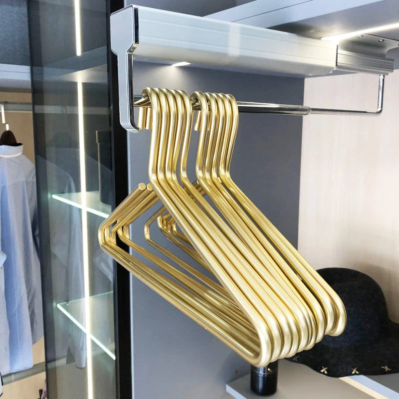 Multipurpose Traceless Wet and Dry Clothes Hanger for Cloths Wardrobe Double Freestanding Laundry Clothes Hanger