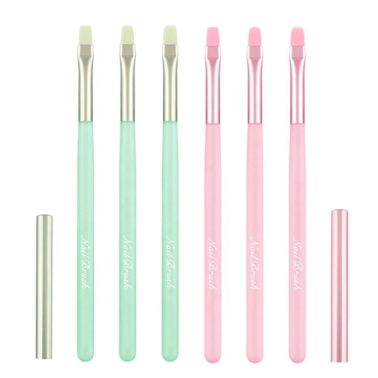 Manufacturer Colorful Nails Tool French Style Liner Stripe UV Gel Drawing Pen Nail Art Brushes With Custom Logo