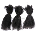 KAMA Hot Sale Afro Kinky Bulk Human Hair 4C Brazilian Hair Afro Kinkys Curly 100%  Human Hair for Braids Twist