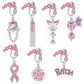 Gaby Non-Piercing Stainless Steel Navel Ring Pink Heart Clip Belly Button Faux Piercing Wholesale Children's Body Weddings