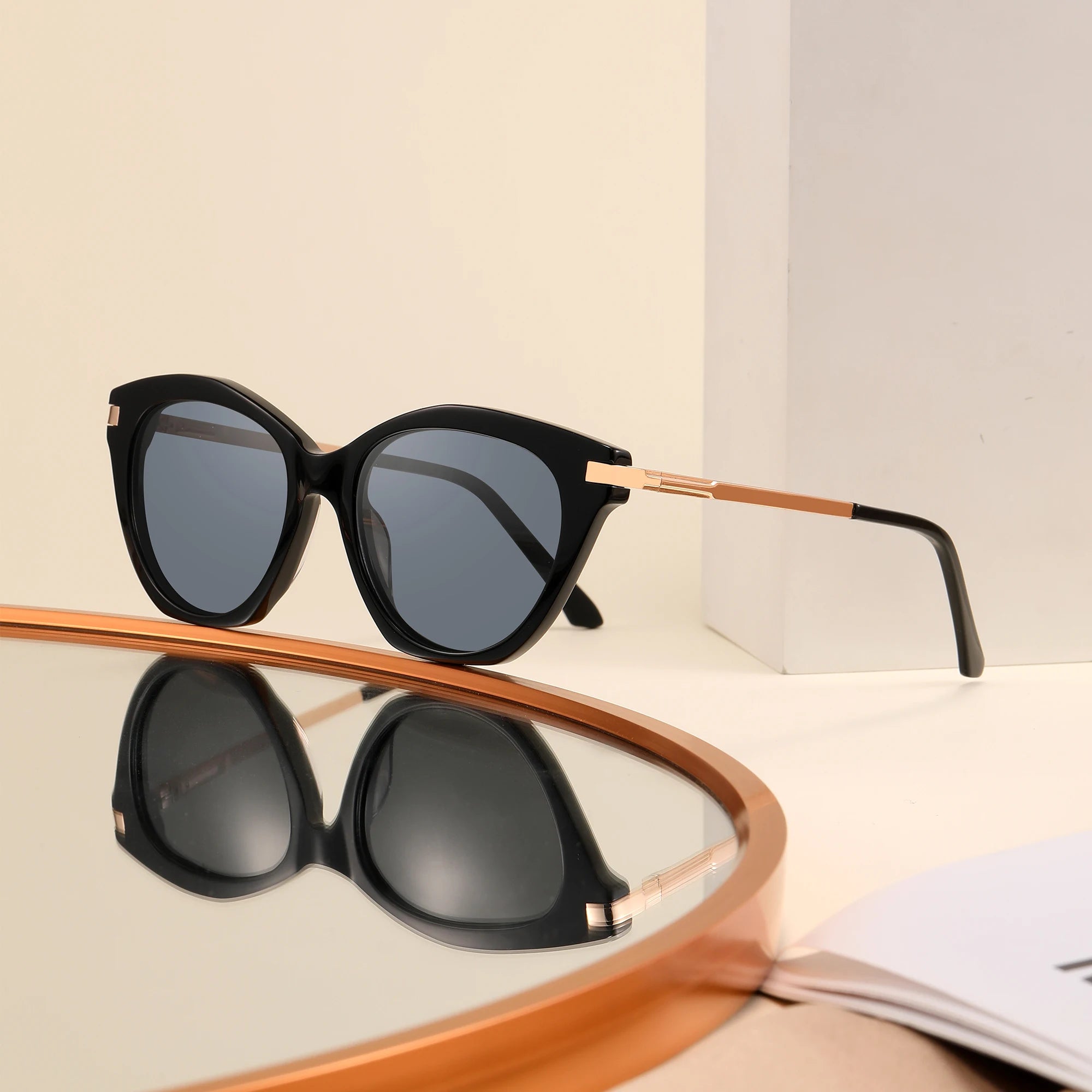 CONCHEN New Fashion Design Acetate Sun Glasses Women Men Trendy TAC Polarized  Sunglasses with Custom logo
