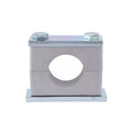 Aluminum Alloy Pipe Clamps Rubber Stainless Steel Welded Base Plates for Oil Gas Water Lineshydraulic Lines Tube Clamp