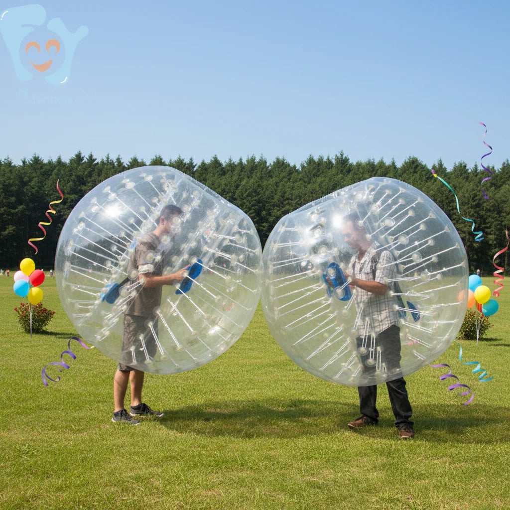 1.5m Adults Durable 0.75mm TPU Backpack Bubble Ball Inflatable Body Zorb Football Bubble