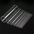 JR Glass Heat Resistant 3.3 Clear and Color Borosilicate Glass Tubing 60 mm OD Customized Glass Tube
