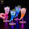 Horn Moon Shaped Cocktail Glasses 410Ml  Giant Cocktail Glasses Curved Cocktail Glasses Drinking Cups Juice Glass for Bar Party