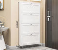 Wall-Mounted Multi-Layer Metal Iron Shoe Cabinet for Home Office Hotel Supermarket Hall Storage Stylish Shoe Racks Living Room