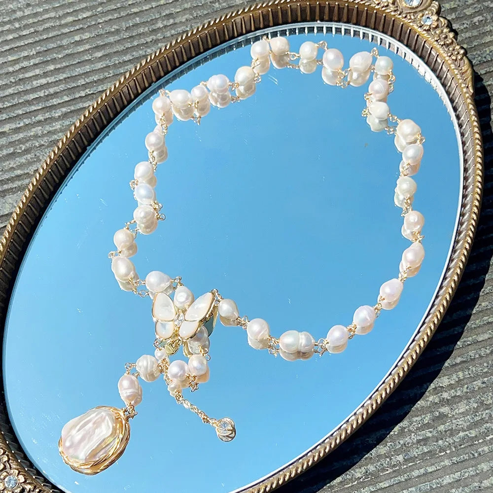 Certified ZZDIY066 Wholesale Zhuji Pearl Fresh Water Pearl 6.0-7.0Mm Shape a Semi-Finished Necklace Loose Natural Pearls