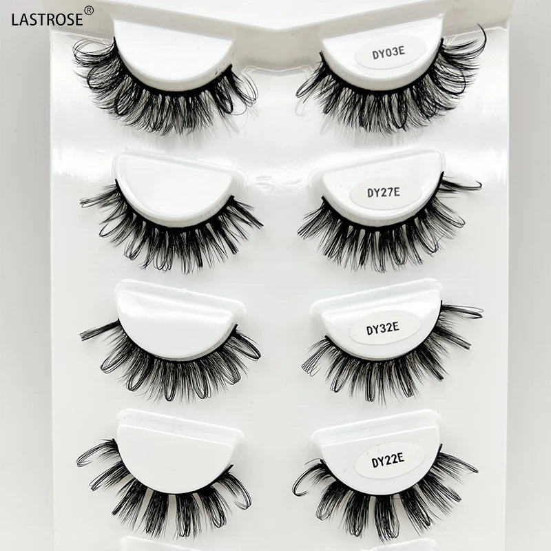 3D Faux Mink Effect Full Strip Vegan Synthetic Eyelashes Soft Eyelash Strip Full Effect Soft Synthetic Lashes