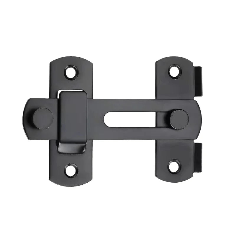 Latch LockHeavy Duty Stainless Steel Bar LatchSafety Door Bolt Latch Lock for Home Window Door Cabinet Furniture Pet Gate.2 P