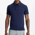 OEM Cotton Polyester Pique Fabric Tennis T-shirt Business Two Color Mens Golf Polo Shirt