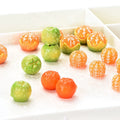 Low Price Miniature Orange Grape Strawberry Fruit Resin Crafts Simulation Food Diy Ornament Mini Fruits Keychain Accessories