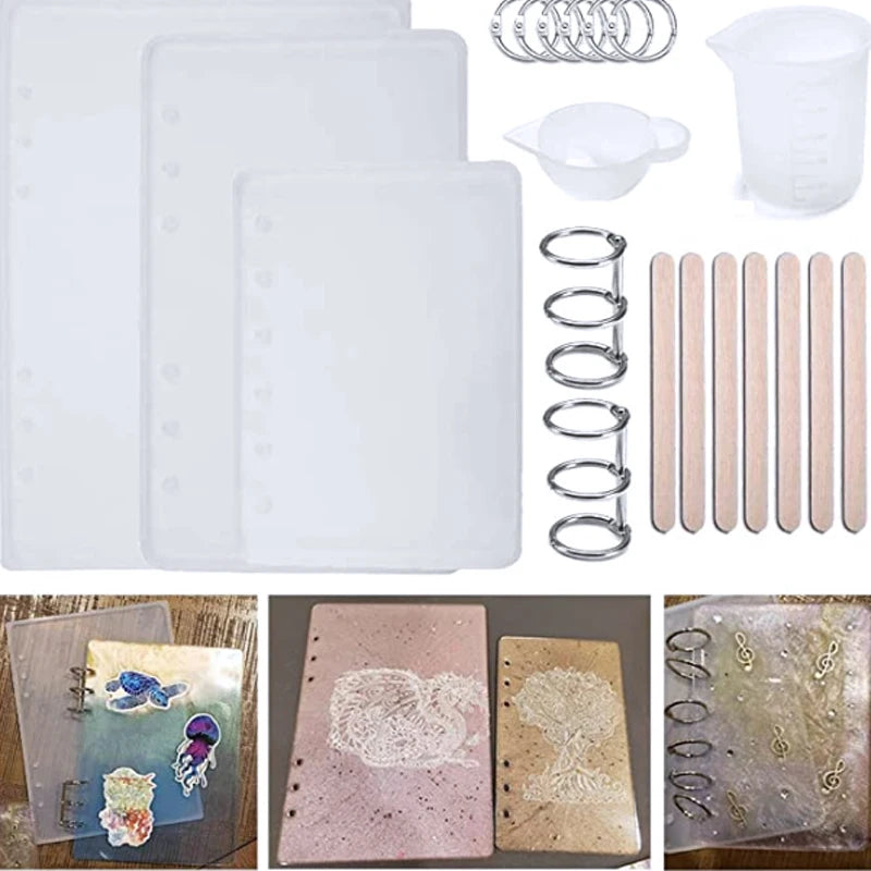 Diy Crystal Epoxy Notebook Epoxy Protective Case Does Not Touch DIY Resin Handicrafts