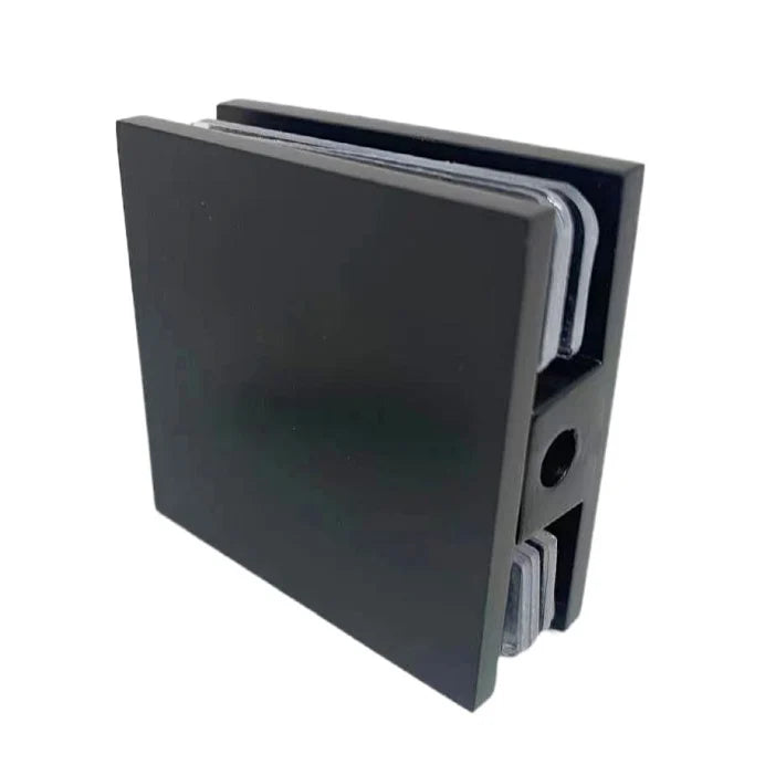 Condibe Shower Room Wall Mounted Matt Black Glass Clip