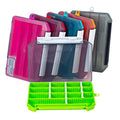 21*14.5*2.5cm  Plastic Squid Hard Fishing Lure Tackle Box