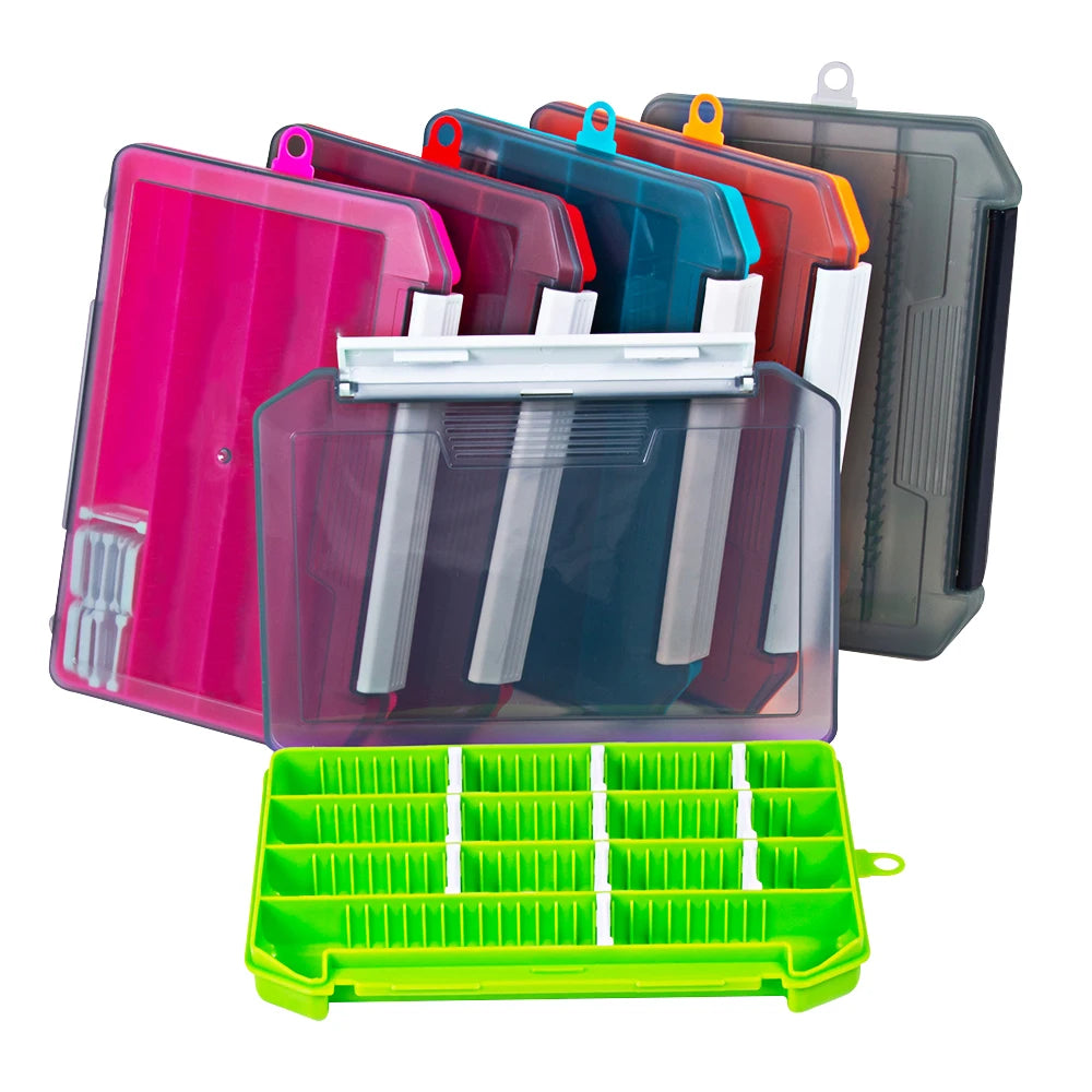 21*14.5*2.5cm  Plastic Squid Hard Fishing Lure Tackle Box
