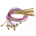 Factory Sale 12PCS/Set Wooden Bamboo Afghan Tunisian Circular Crochet Hooks Set With Plastic Cable