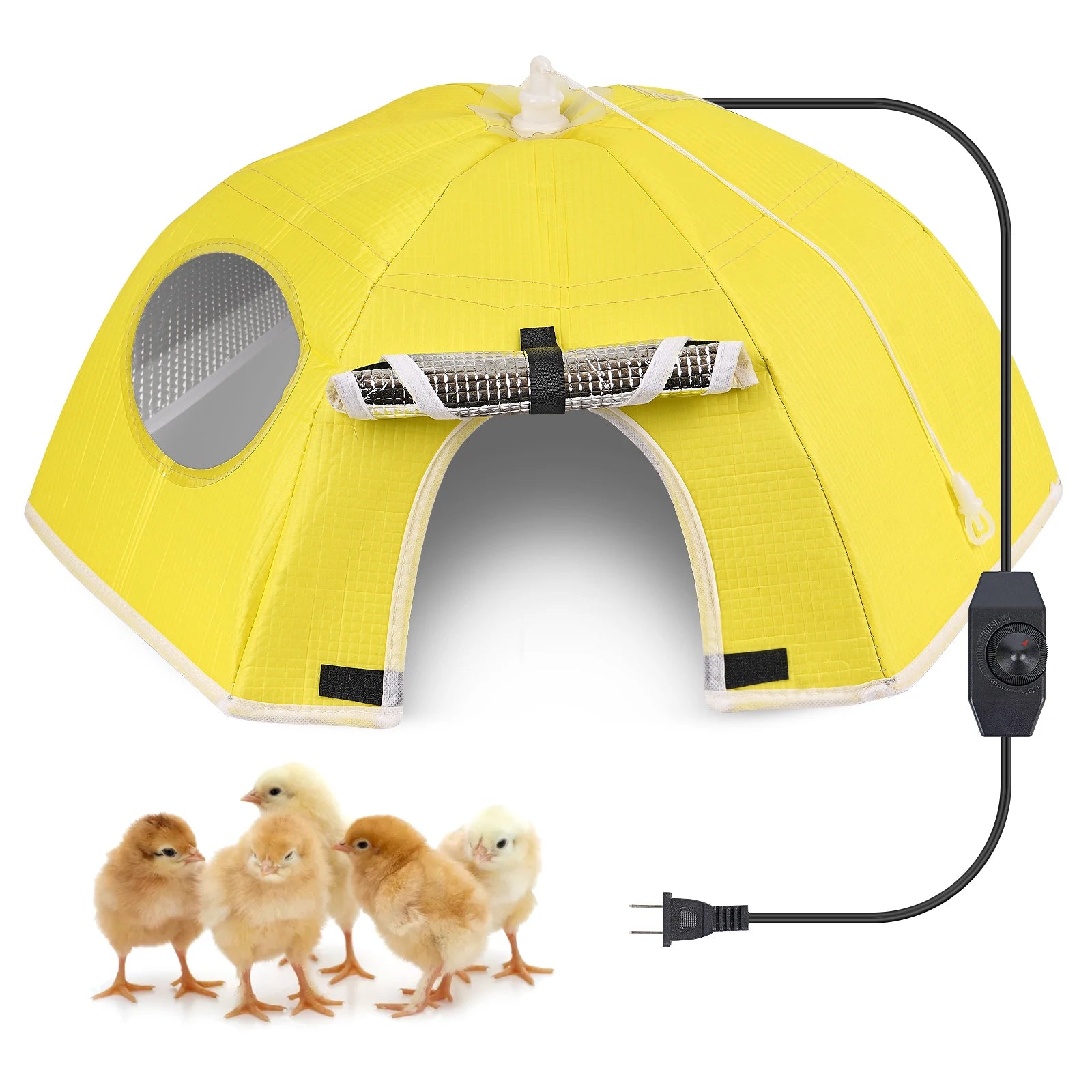 Poultry Brooder Heater for Chicks Temperature Adjustable Electric Chicken Heaters Chick Heating Cover for Sale