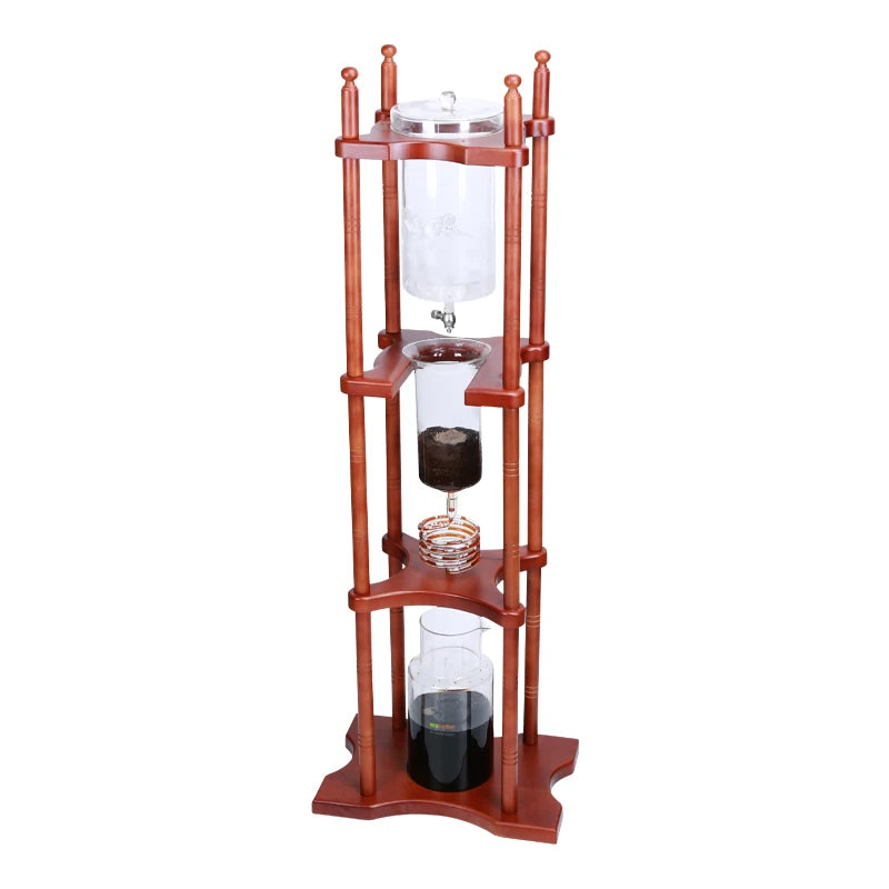 25 Cups Cold Brew Drip Tower Commercial Iced Coffee Dripper Espresso Coffee Maker with Iced Slow Drip