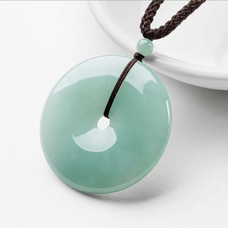 Natural Jadeite Pendant Hot Chinese a Grade Jade Laughing Buddha Pendant Jewelry Making Supplies Jade Necklace Pendants